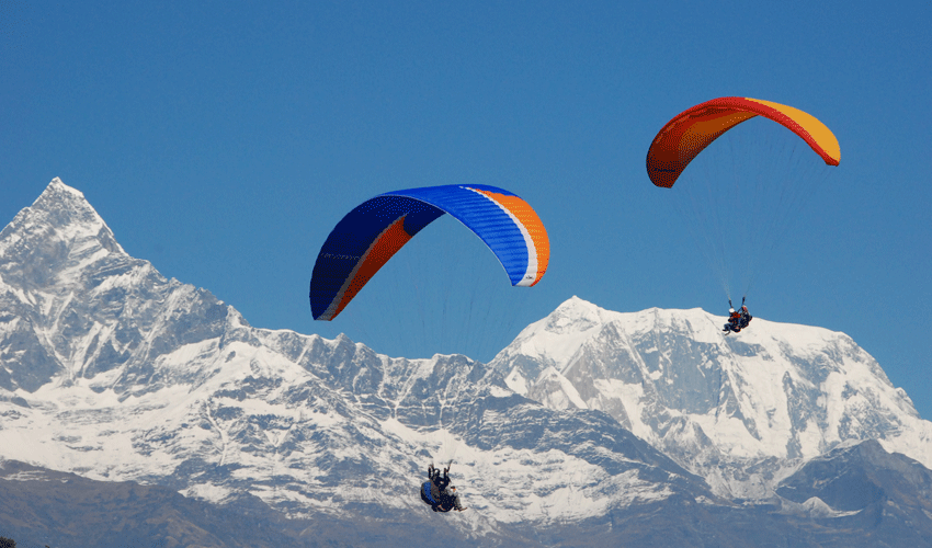paragliding in Nepal, Paragliding in Pokhara